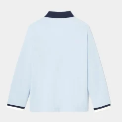 T-Shirt, Polo Et Sous-Pull-Jacadi Polo esprit rugby enfant garçon - bleu clair BLEU CLAIR JACADI