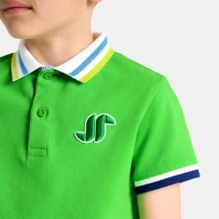 T-Shirt, Polo Et Sous-Pull-Jacadi Polo manches courtes enfant garçon - VERT TREFLE