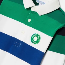 T-Shirt, Polo Et Sous-Pull-Jacadi Polo manches longues enfant garçon - lore VERT/MULTICO