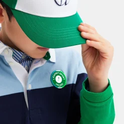 T-Shirt, Polo Et Sous-Pull-Jacadi Polo manches longues enfant - lore VERT/MULTICO