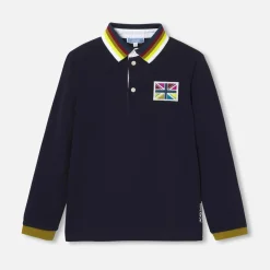 T-Shirt, Polo Et Sous-Pull-Jacadi Polo manches longues enfant garçon - marine MARINE JACADI