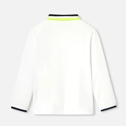 T-Shirt, Polo Et Sous-Pull-Jacadi Polo manches longues enfant garçon - blanc BLANC JACADI