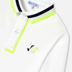 T-Shirt, Polo Et Sous-Pull-Jacadi Polo manches longues enfant garçon - blanc BLANC JACADI