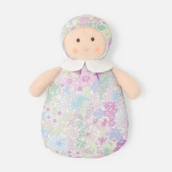 Doudou, Peluche|Eveil, Doudou Et Peluche-Jacadi Poupée Joséphine en tissu Liberty - lore BLANC/MULTICO