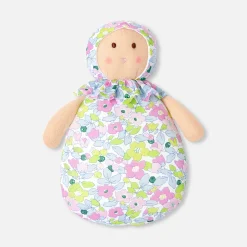 Doudou, Peluche|Eveil, Doudou Et Peluche-Jacadi Poupée Joséphine en tissu liberty - lore ROSE/MULTICO