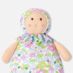 Doudou, Peluche|Eveil, Doudou Et Peluche-Jacadi Poupée Joséphine en tissu liberty - lore ROSE/MULTICO