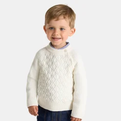 Pull, Sweat Et Cardigan-Jacadi Pull bébé garçon - blanc doux BLANC DOUX JACADI