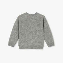 Pull, Sweat Et Cardigan-Jacadi Pull bébé garçon en cachemire - gris chine clair GRIS CHINE CLAIR JACADI
