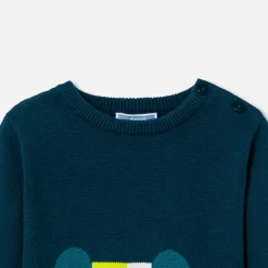 Pull, Sweat Et Cardigan-Jacadi Pull bébé garçon en tricot - ENCRE