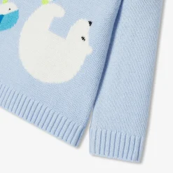 Pull, Sweat Et Cardigan-Jacadi Pull bébé garçon Intarsia fantaisie - NUAGE