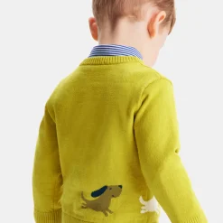 Pull, Sweat Et Cardigan-Jacadi Pull bébé garçon Intarsia fantaisie - CUMIN