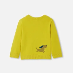Pull, Sweat Et Cardigan-Jacadi Pull bébé garçon Intarsia fantaisie - CUMIN