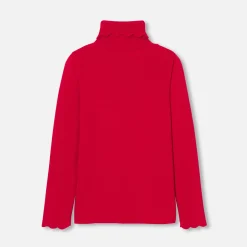 Pull, Sweat Et Cardigan-Jacadi Pull col roulé enfant fille - rouge ROUGE JACADI