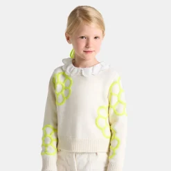 Pull, Sweat Et Cardigan-Jacadi Pull court enfant fille - blanc doux BLANC DOUX JACADI
