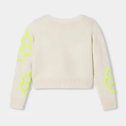 Pull, Sweat Et Cardigan-Jacadi Pull court enfant fille - blanc doux BLANC DOUX JACADI