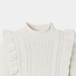 Pull, Sweat Et Cardigan-Jacadi Pull enfant fille en laine - blanc doux BLANC DOUX JACADI