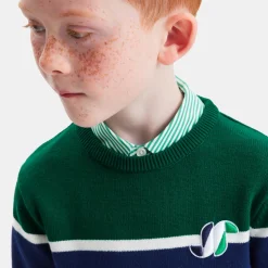 Pull, Sweat Et Cardigan-Jacadi Pull enfant garçon color block - lore GRIS/MULTICO