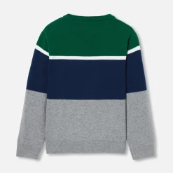 Pull, Sweat Et Cardigan-Jacadi Pull enfant garçon color block - lore GRIS/MULTICO