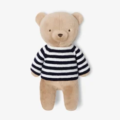 Doudou, Peluche|Eveil, Doudou Et Peluche-Jacadi Pull Love Maille pour notre ourson Martin Collection Solidaire - ECRU/MARINE