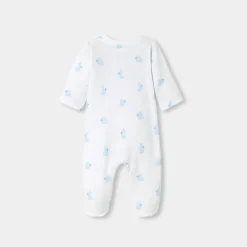 Pyjama|Pyjama-Jacadi Pyjama bébé en molleton motif lapin - lore BLANC/MULTICO