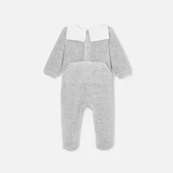 Pyjama|Pyjama-Jacadi Pyjama bébé en velours - gris chine clair GRIS CHINE CLAIR JACADI