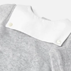 Pyjama|Pyjama-Jacadi Pyjama bébé en velours - gris chine clair GRIS CHINE CLAIR JACADI