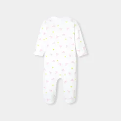 Pyjama|Pyjama-Jacadi Pyjama bébé fille en interlock - lore BLANC/MULTICO