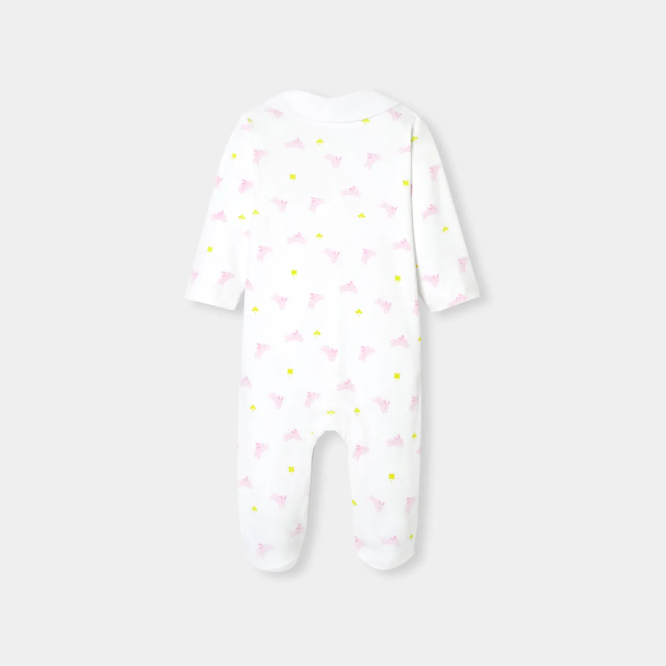 Pyjama|Pyjama-Jacadi Pyjama bébé fille en interlock - lore BLANC/MULTICO