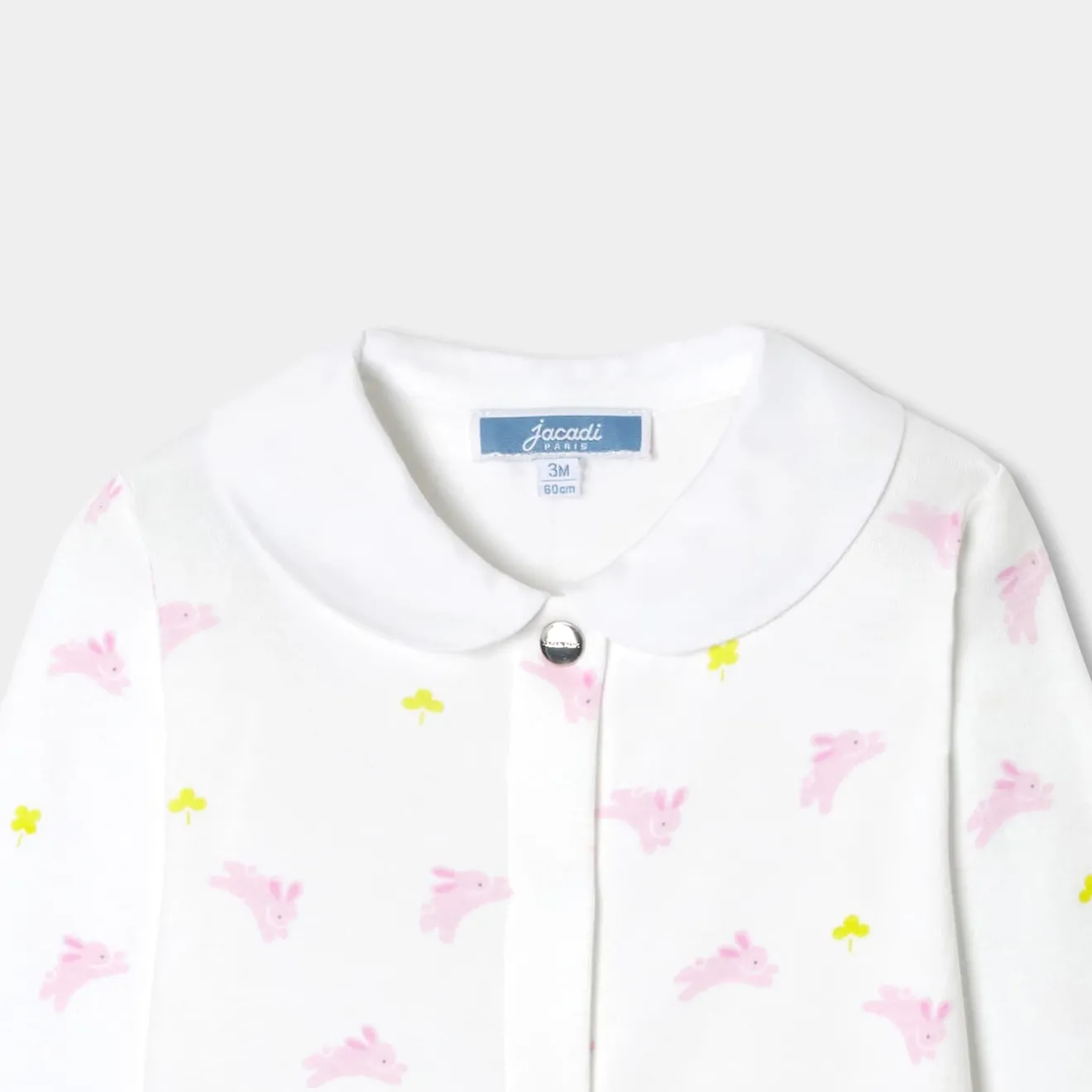 Pyjama|Pyjama-Jacadi Pyjama bébé fille en interlock - lore BLANC/MULTICO