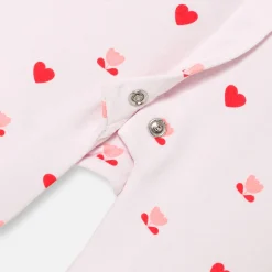 Pyjama|Pyjama-Jacadi Pyjama bébé fille en molleton - lore ROSE/MULTICO