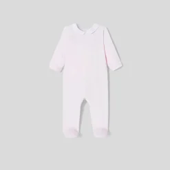 Pyjama|Pyjama-Jacadi Pyjama bébé fille en velours bouclette - rose pale ROSE PALE JACADI