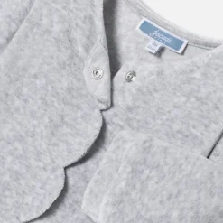 Pyjama|Pyjama-Jacadi Pyjama bébé fille en velours bouclette - gris chine clair GRIS CHINE CLAIR JACADI