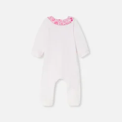 Pyjama|Pyjama-Jacadi Pyjama bébé fille en velours - rose pale ROSE PALE JACADI
