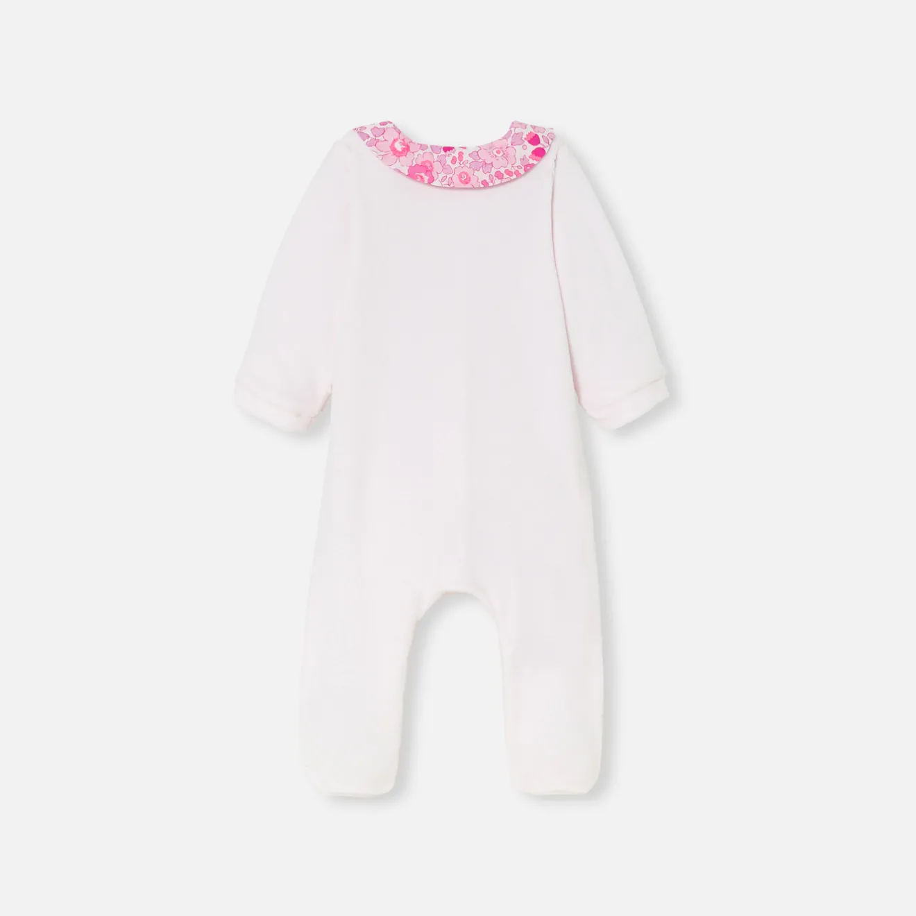 Pyjama|Pyjama-Jacadi Pyjama bébé fille en velours - rose pale ROSE PALE JACADI