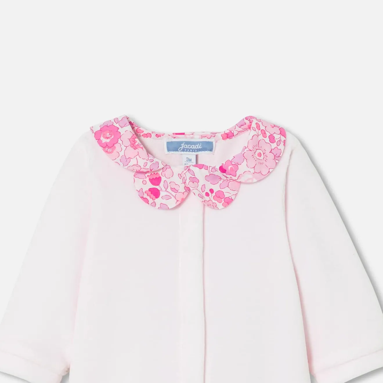 Pyjama|Pyjama-Jacadi Pyjama bébé fille en velours - rose pale ROSE PALE JACADI