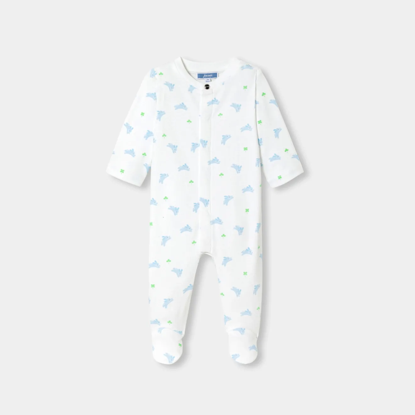 Pyjama|Pyjama-Jacadi Pyjama bébé garçon en interlock - lore BLANC/MULTICO