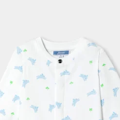 Pyjama|Pyjama-Jacadi Pyjama bébé garçon en interlock - lore BLANC/MULTICO