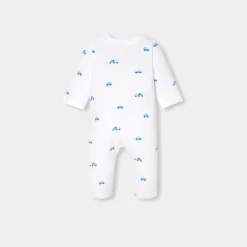 Pyjama|Pyjama-Jacadi Pyjama bébé garçon en molleton - lore BLANC DOUX/MULTICO