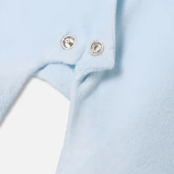 Pyjama|Pyjama-Jacadi Pyjama bébé garçon en velours - BLEU PALE