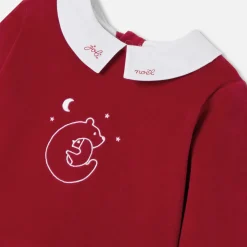 Pyjama|Pyjama-Jacadi Pyjama de Noël bébé en velours - rouge ROUGE JACADI