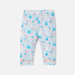 Pyjama|Pyjama-Jacadi Pyjama de Noël bébé fille en tissu Liberty - lore MULTICO