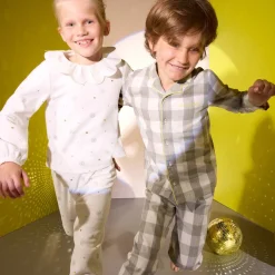 Pyjama Et Nuit-Jacadi Pyjama en flanelle enfant garçon - lore BLANC DOUX/MULTICO
