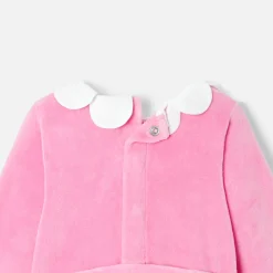 Pyjama|Pyjama-Jacadi Pyjama en velours bébé fille - ROSE THE