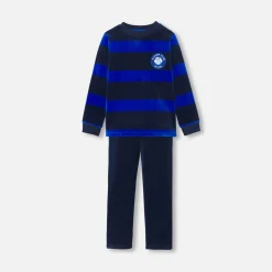 Pyjama Et Nuit-Jacadi Pyjama en velours enfant garçon - BLEU