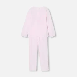 Pyjama Et Nuit-Jacadi Pyjama en velours enfant fille ROSE POUDRE JACADI
