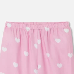 Pyjama Et Nuit-Jacadi Pyjama enfant fille en flanelle - ROSE