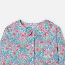 Pyjama Et Nuit-Jacadi Pyjama enfant fille en tissu Liberty - lore BLEU/MULTICO