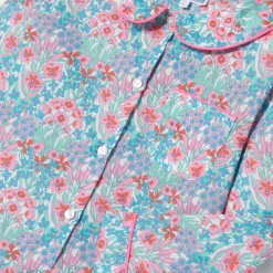 Pyjama Et Nuit-Jacadi Pyjama enfant fille en tissu Liberty - lore BLEU/MULTICO