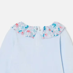 Pyjama Et Nuit-Jacadi Pyjama enfant fille en velours - celeste CELESTE JACADI