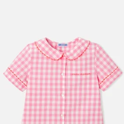 Pyjama Et Nuit-Jacadi Pyjashort enfant fille en Vichy - ROSE/BLANC